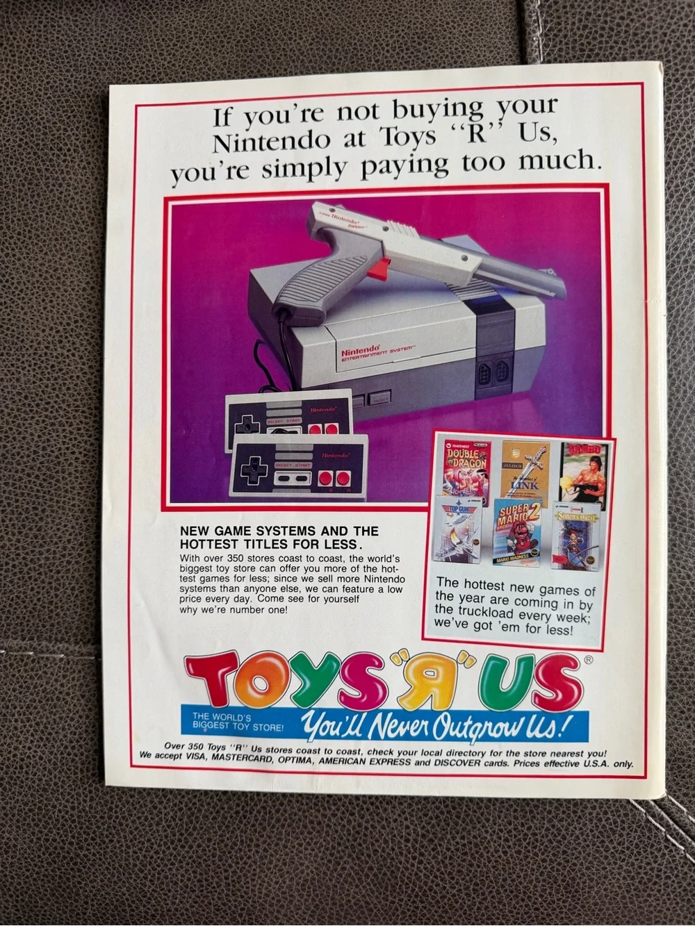 GamePro Magazine Vintage 1989 Premiere Issue, 1st Edition Video Game Magazine